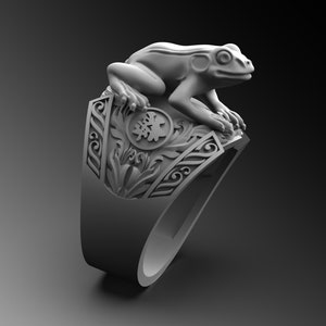 Frog ring etsy cheap