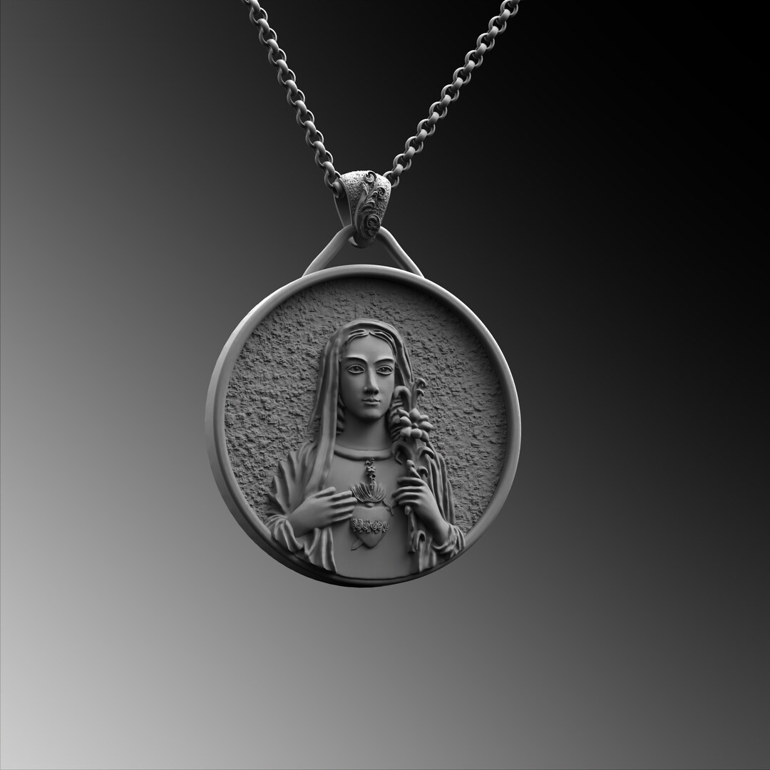 Heart of Mary Sacred Heart Charm Feast of the Immaculate Virgin Mary