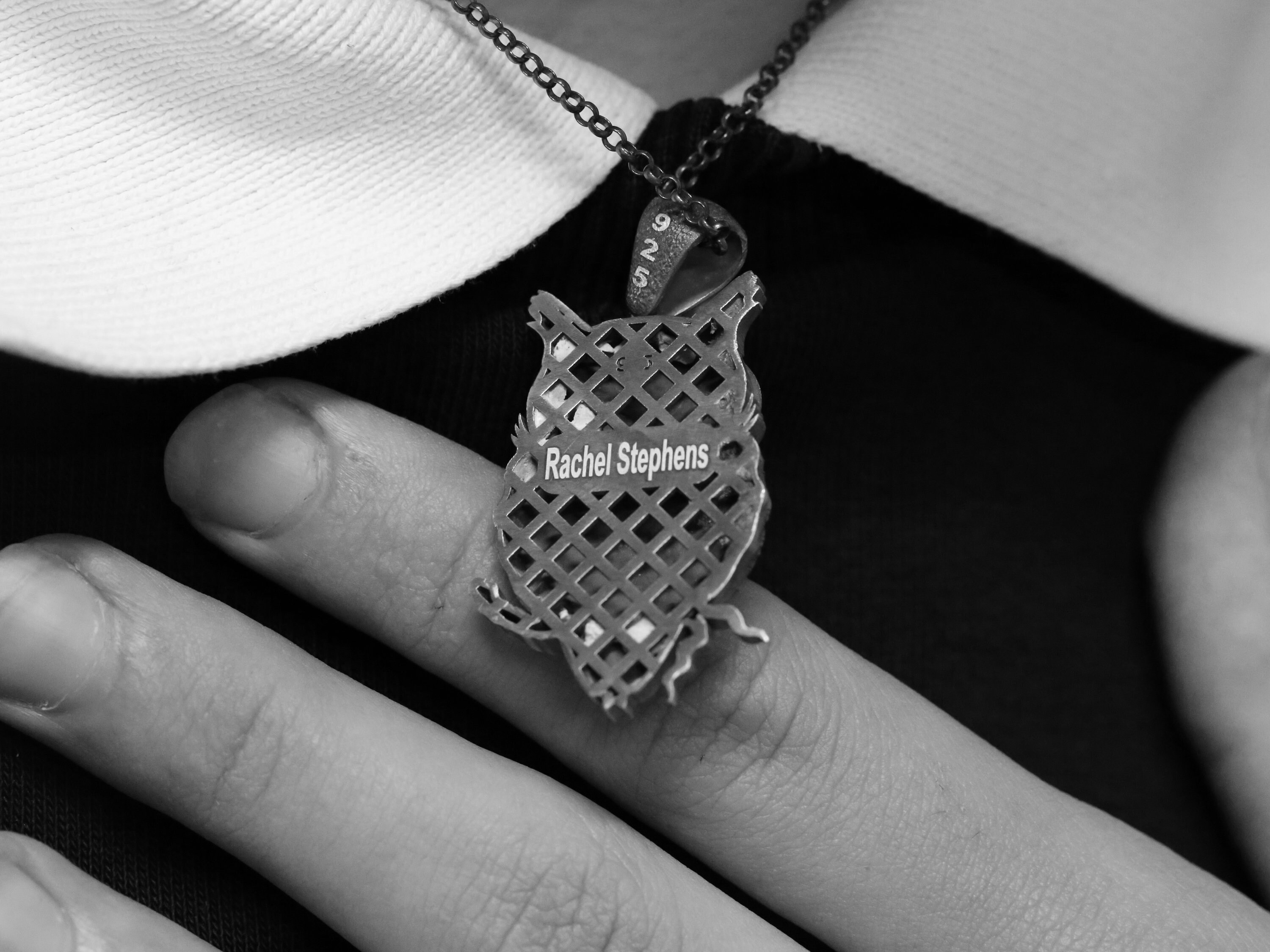 KQF Collana con ciondolo a forma di coniglietto, chakra, gufo, albero