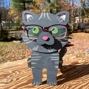 Ideaworks Eyeglass Holder - Cat