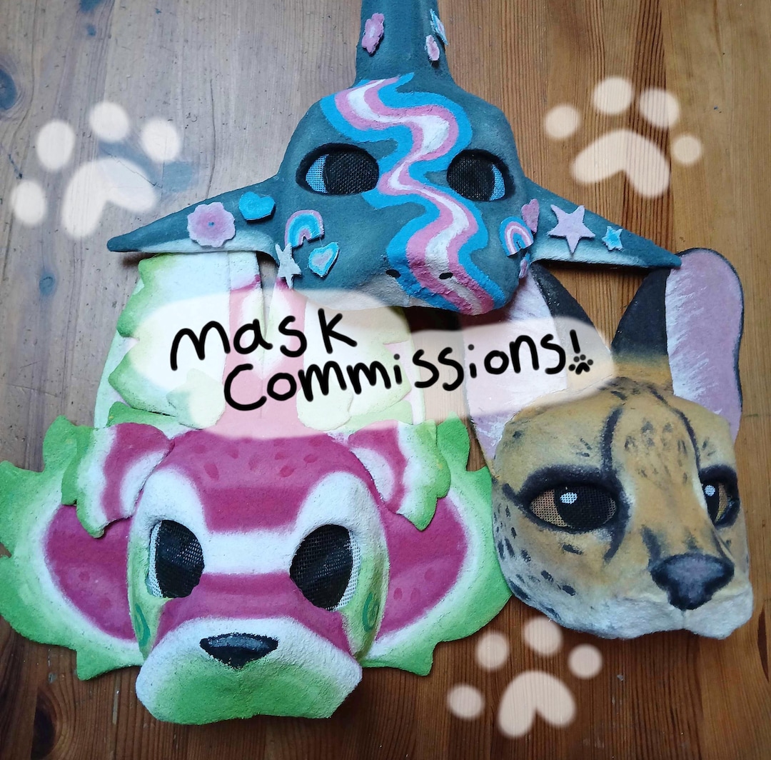 Read Description Fully!* Therian Style Mask Commissions! - Custom ...