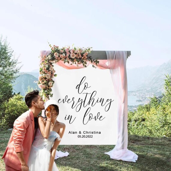 Custom Bridal Shower Backdrop for Photos Floral Bridal Shower Etsy