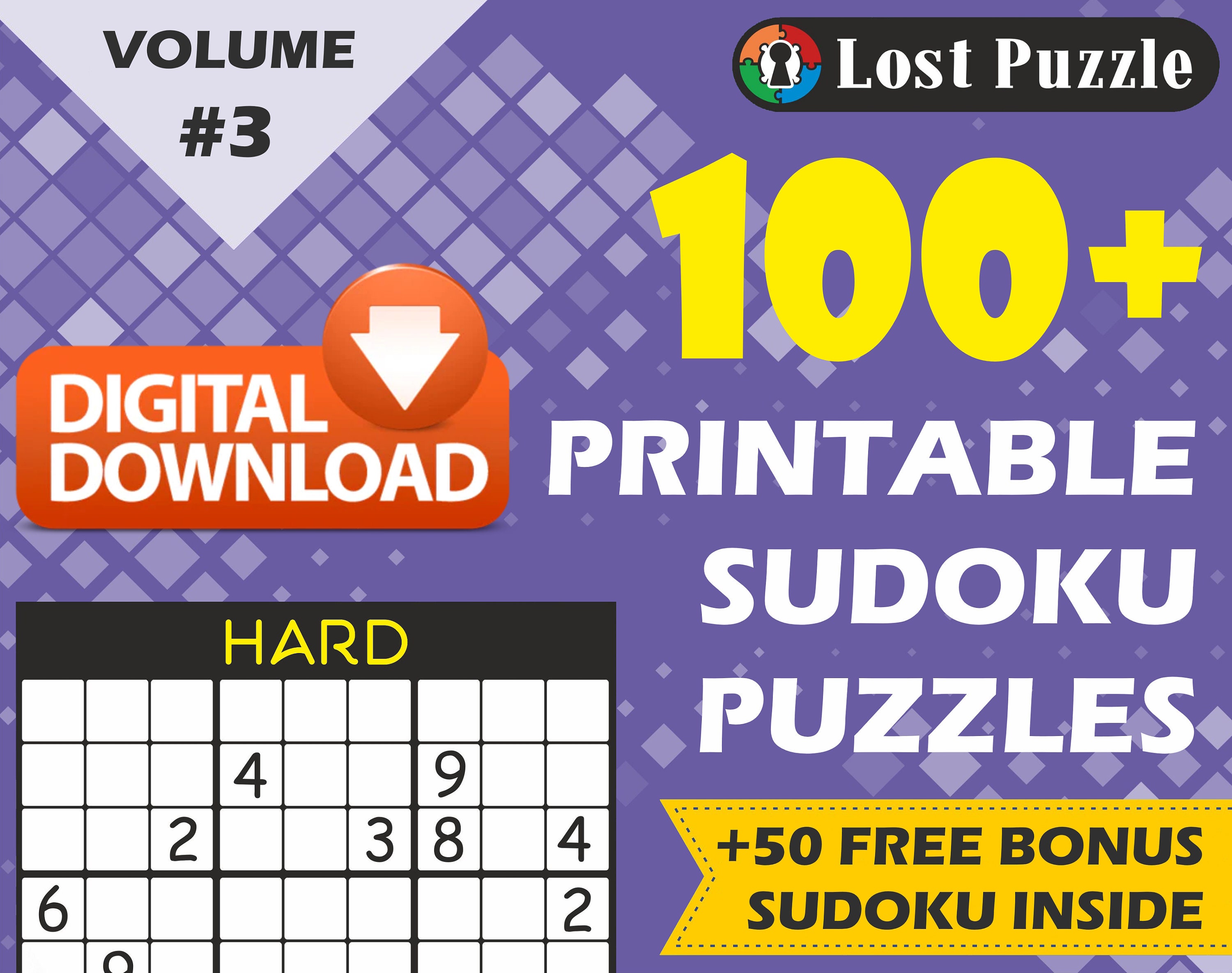 Printable Sudoku - 100+ Puzzles From Easy To Hard - World of Printables