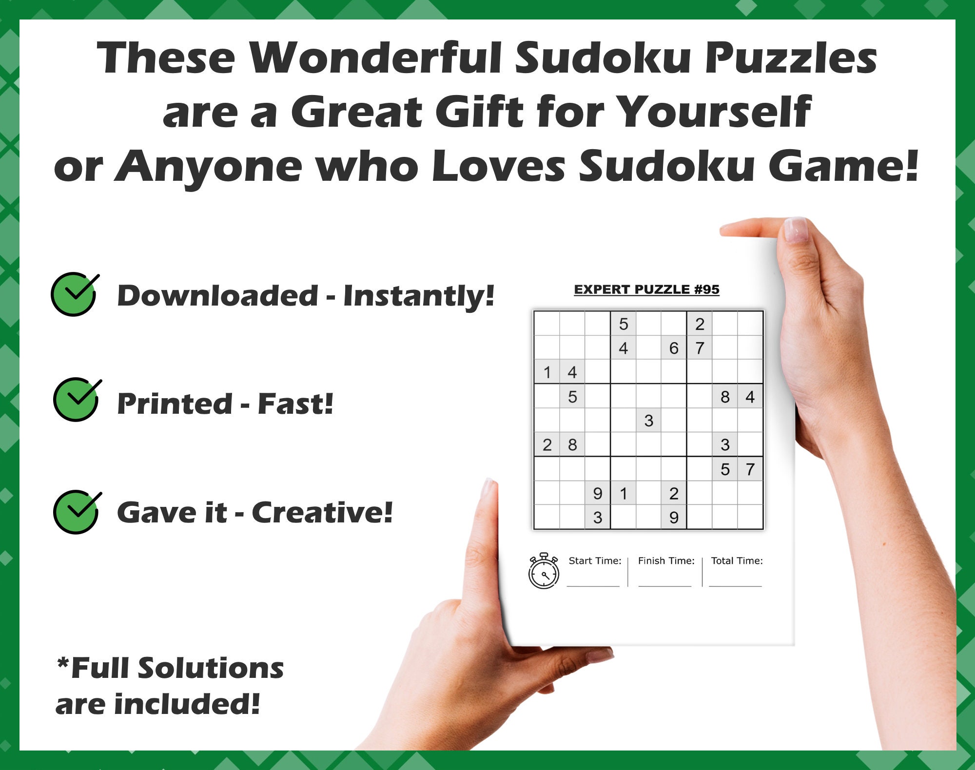 2023 Printable Sudoku Puzzles for Adults 400 Sudoku Etsy