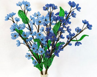 Französische Perlen Vergissmeinnicht Blumen, Langer Stiel Myosotis
