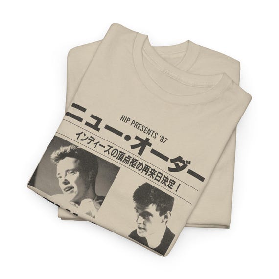 Vintage New Order Japan Tour T-shirt – Retro Music Tee - Etsy
