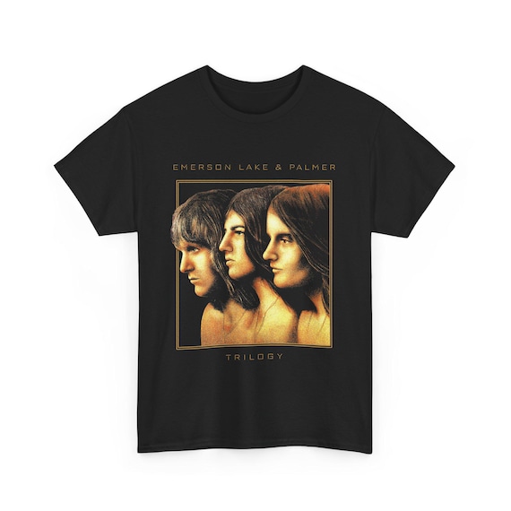 Emerson Lake and Palmer Trilogy T Shirt - Unisex Heavy Cotton Tee