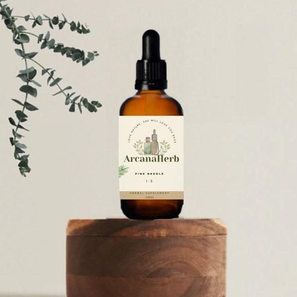 Pine Needle tincture. 1:3. Clinical grade, Herbalist crafted. 100ml Picea abies