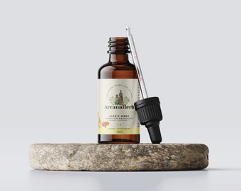 Lions Mane Mushroom extract tincture. DUAL EXTRACT. 1:3. Quality assured. 50ml, 100ml. Fruiting body. Constituent guarantee.