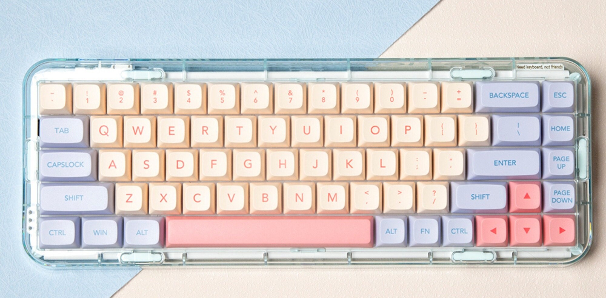 Peachy Lavender Pastel Keycap Set Mechanical Keyboard 132 MX Etsy