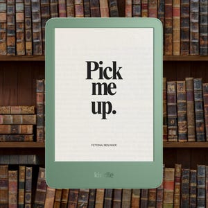 Protectores de pantalla/pantallas de bloqueo para Kindle «Pick Me Up & Fictional Men Inside» - Descarga digital