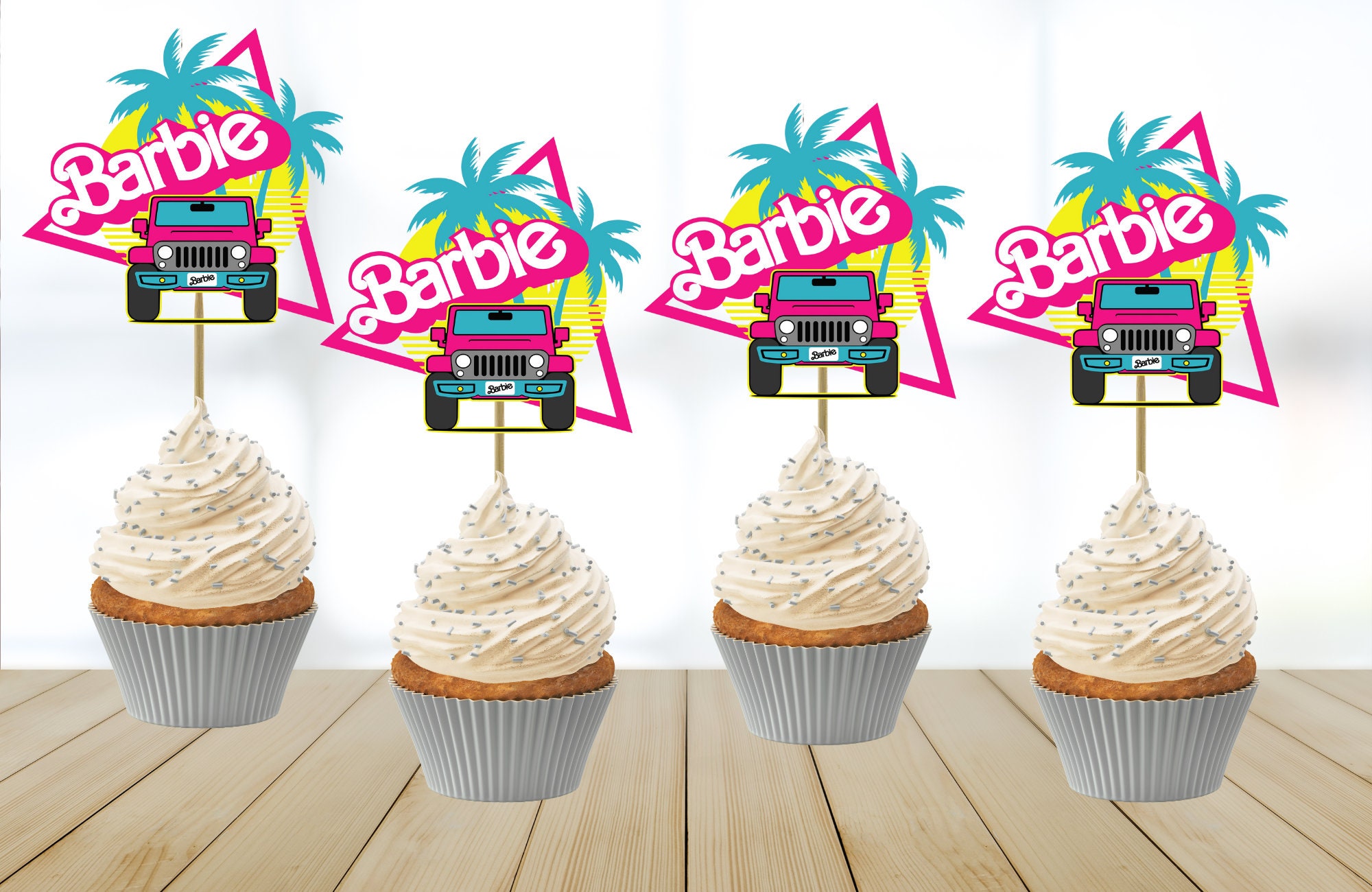 Beach barbie cake topper España
