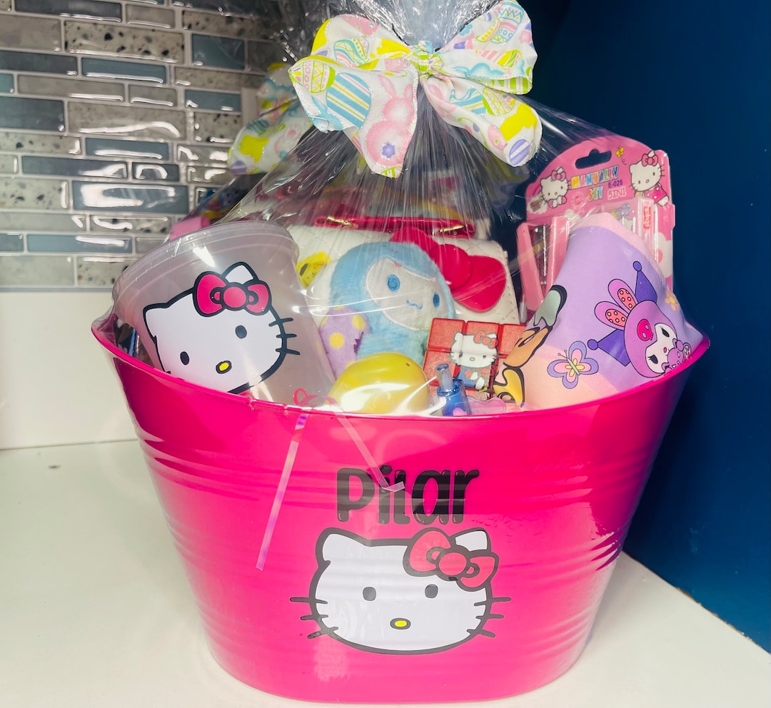 Birthday Basket Prefilled Easter Basket Custom Easter Basket Filled
