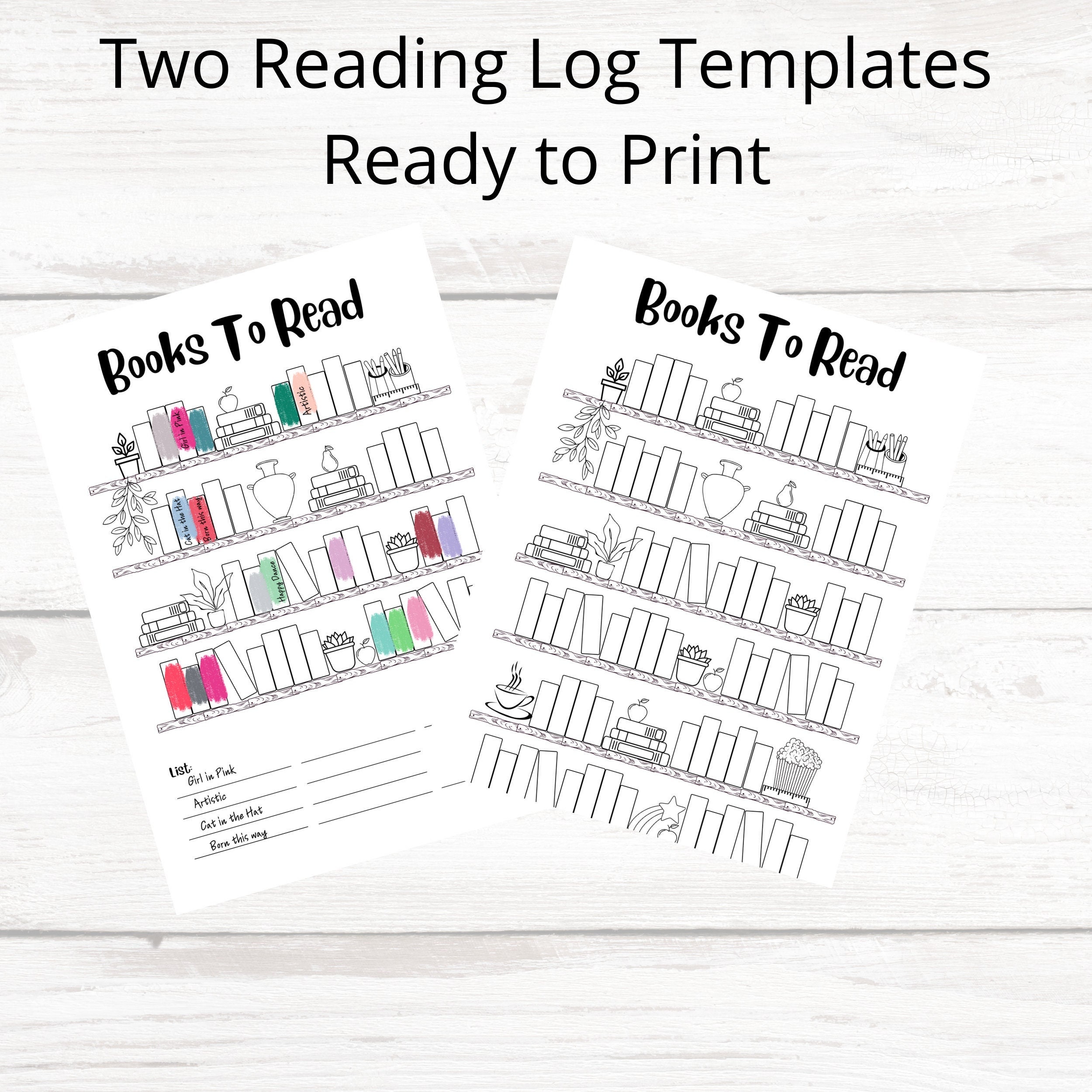 Free Coloring Reading Log Printable Leslie Maddox, 52% OFF