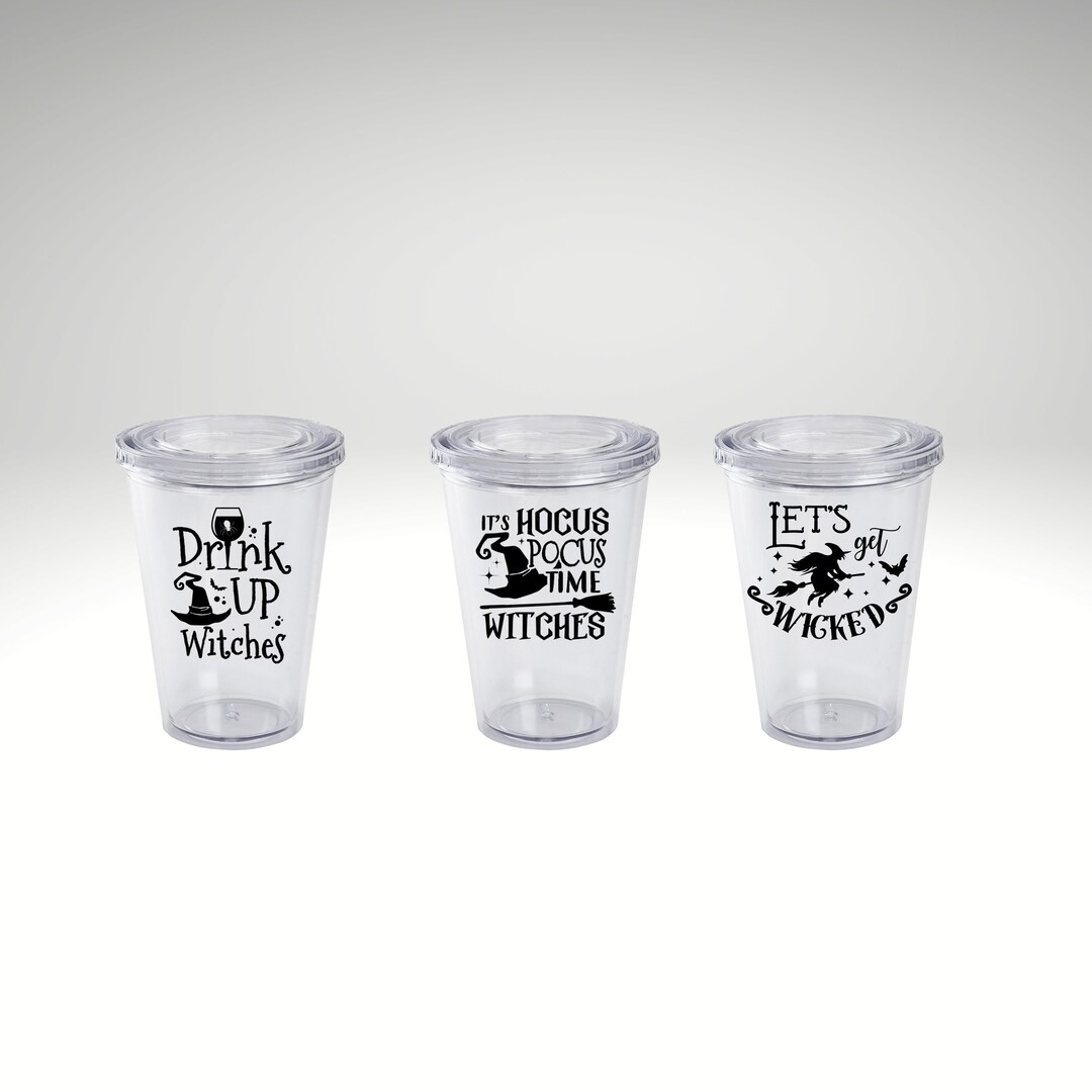 Halloween Party Cups Hocus Pocus Cups Hocus Pocus Party Etsy
