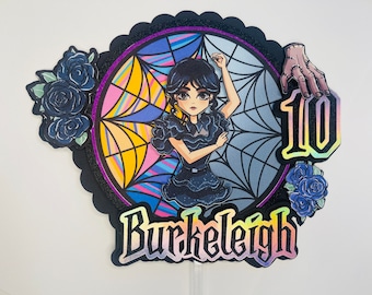Gothic Girl Cake Topper