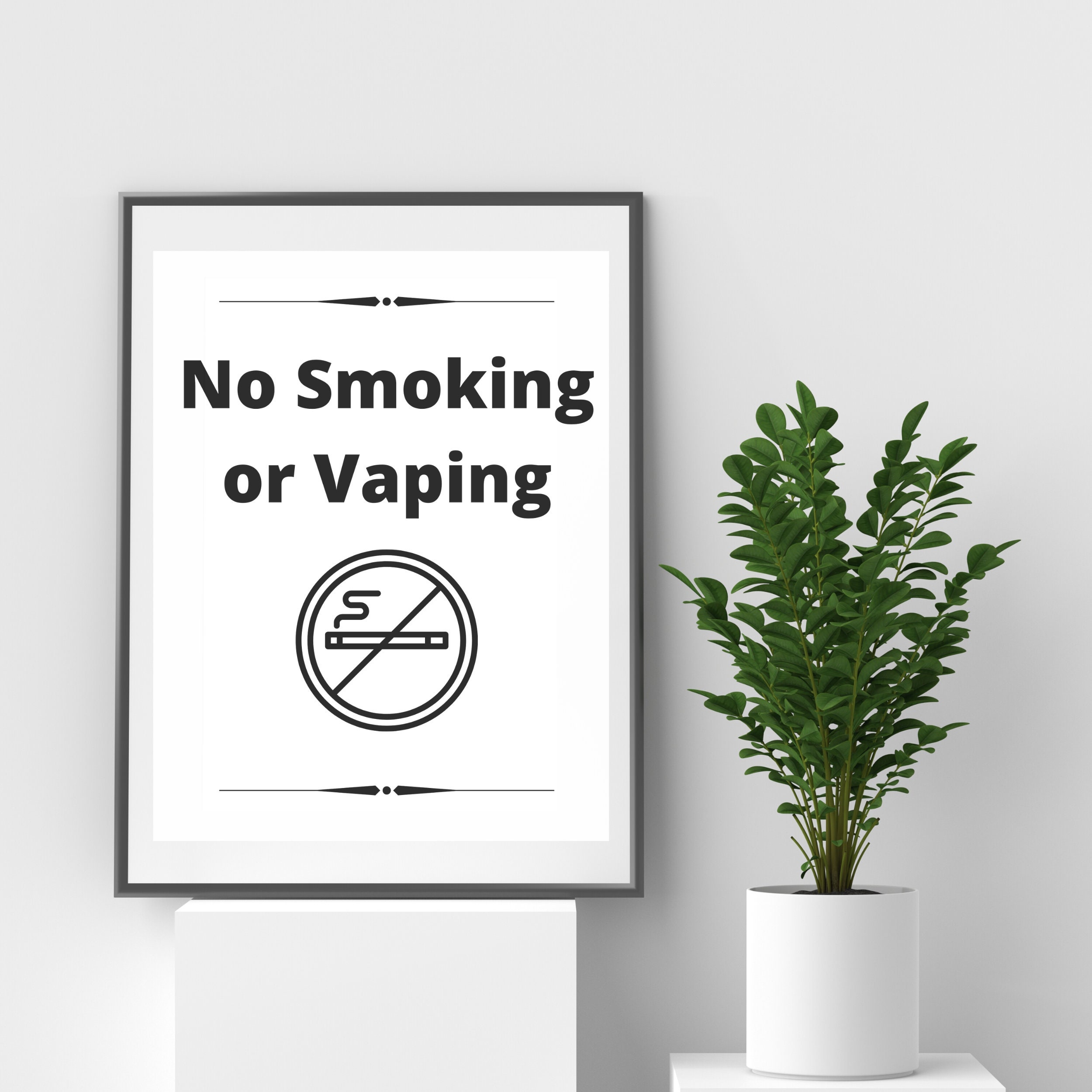 Airbnb No Vaping - Etsy Singapore