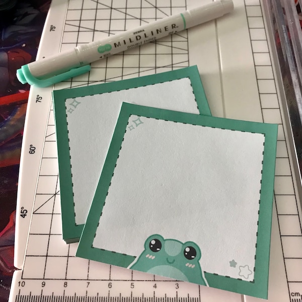 Froggy Memo Pad || Cute & Aesthetic