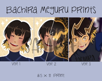 Bachira Meguru Prints || 3 Versions! || Luster Finish