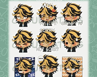 9 Kazutora Emotes! | Twitch, Youtube, Discord, Streaming..! | TR Inspired