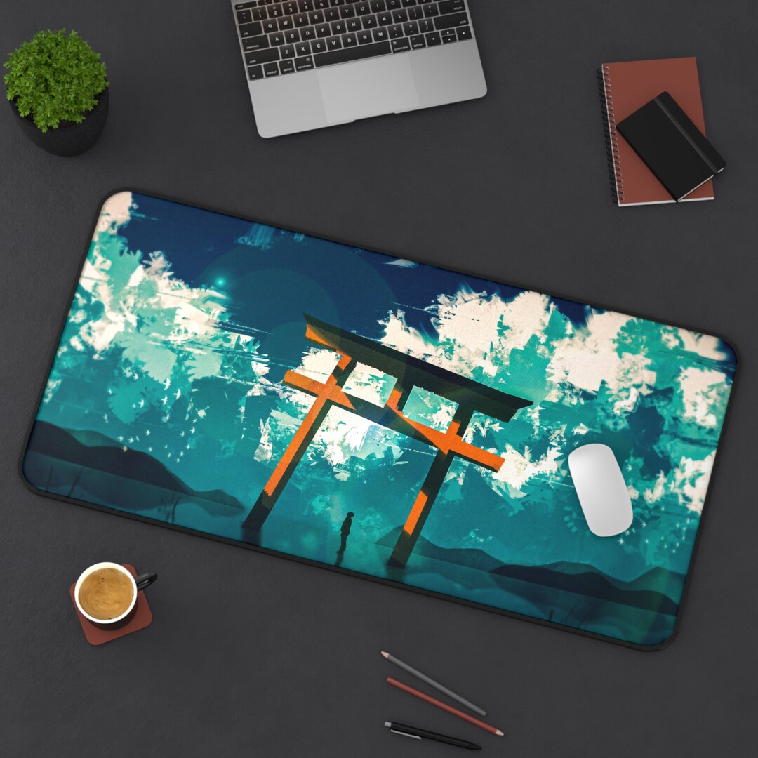 japanese-gaming-desk-mat-long-desk-mats-mousepad-christmas-etsy