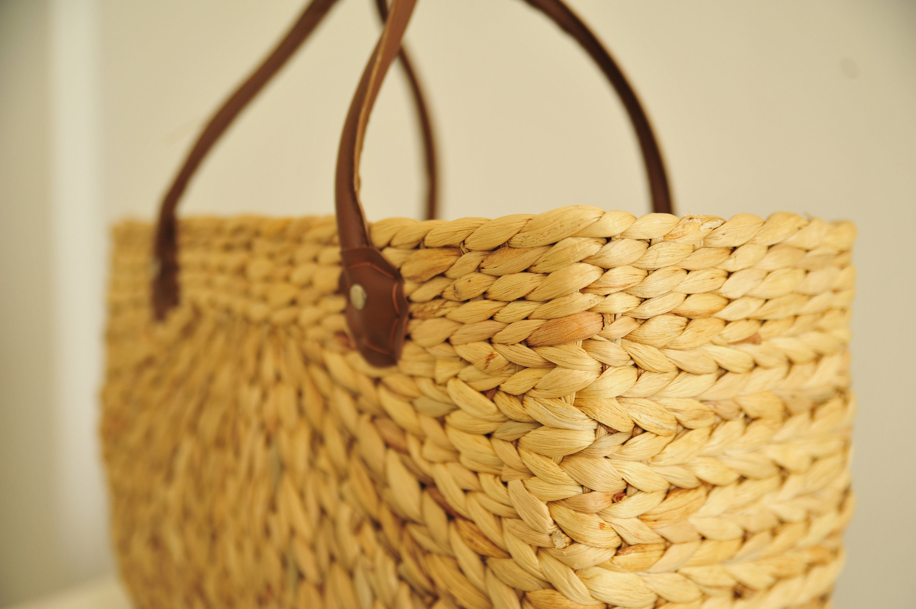 Petite Straw Bag Water Hyacinth Bag Handmade Bag - Etsy
