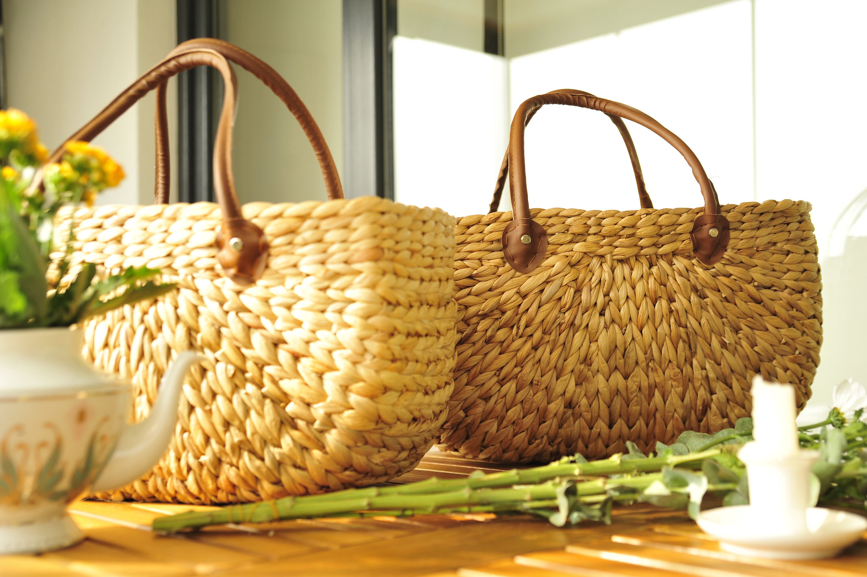 Petite Straw Bag Water Hyacinth Bag Handmade Bag - Etsy