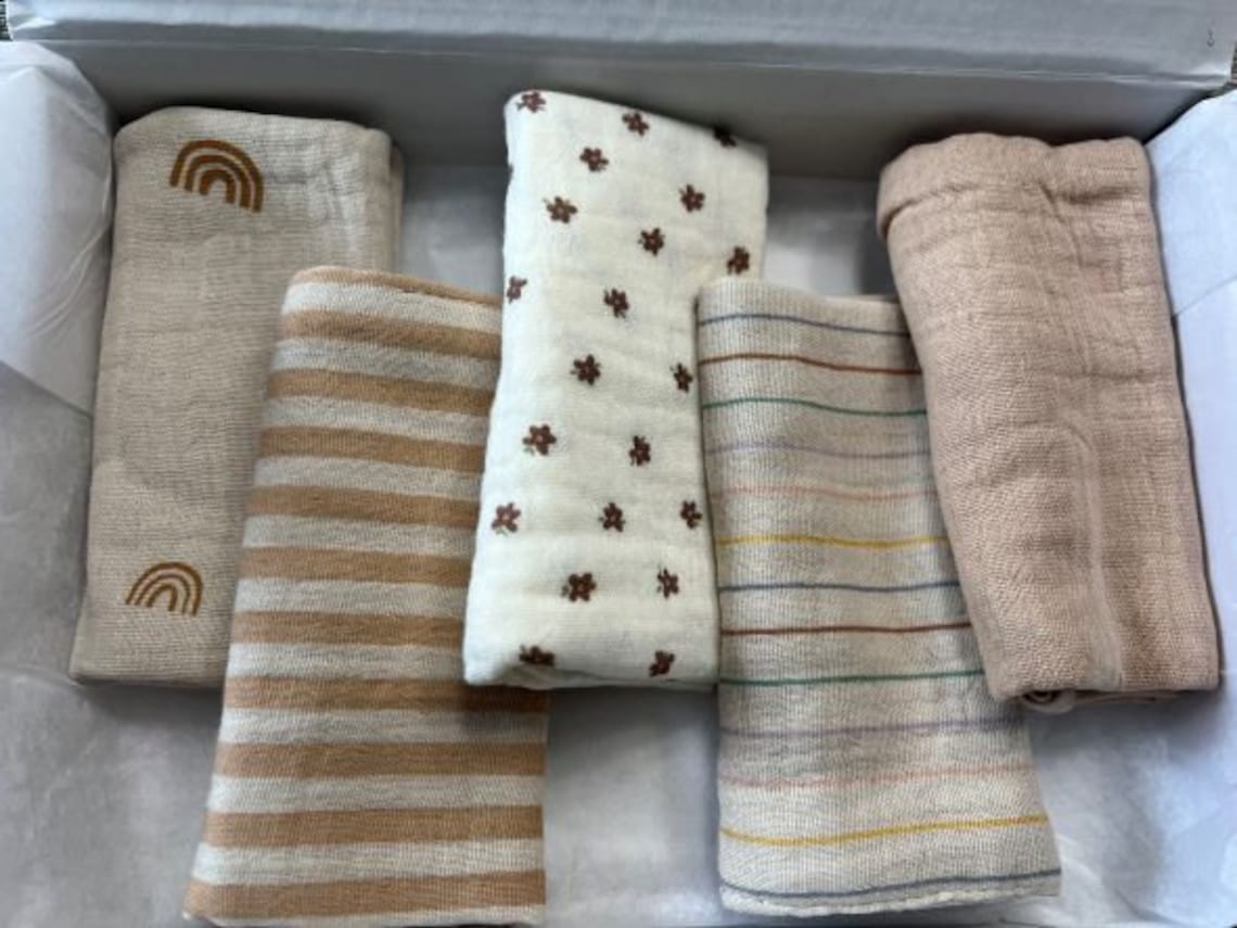 5pcs Burp Cloth Wash Cloth Wash Face Saliva Towel Bib Etsy