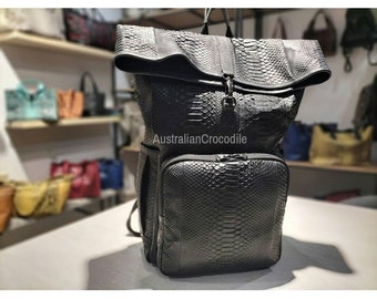 Original Indonesian Handmade,Python Bag,Python Backpack,Python Skin Purse,Genuine Python Bag,Genuine Snakeskin,Spring Handbag,Real Snakeskin