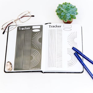 Bullet Journal Schablone, Planer Schablone, Kalender Rad Schablone, Monatliche Tracker Schablone, Gewohnheiten Tracker, Originelles Geschenk, Geschenk für sie