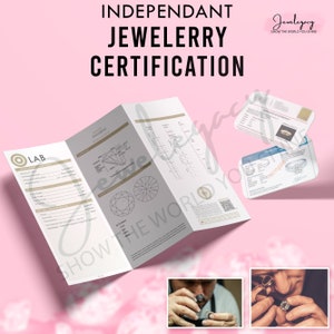 Certificate of Authenticity For Jewelry | Jewelry Authenticity Certificate | Jewelry Appraisal Certificate