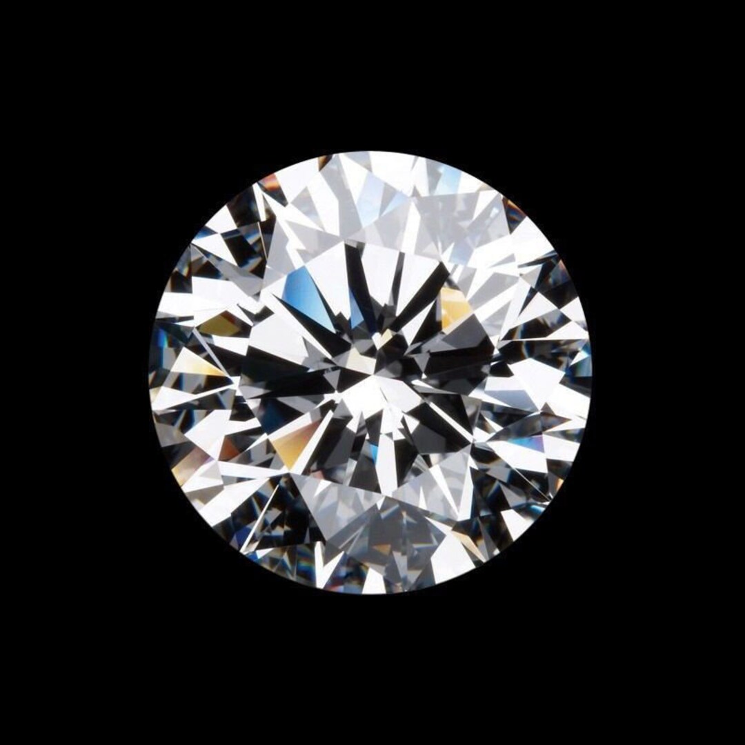 ZTT Lab-Created G-H White Moissanite Loose Stone – Round Brilliant Cut, VVS1 Clarity, GRA Certified