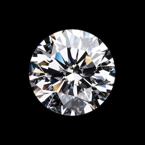 Round White GH VVS1 Clear 100% Genuine Loose Moissanite Diamond