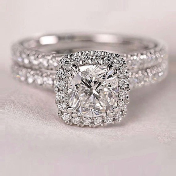 人気ブランド【PAVOI】Cushion Cut CZリング Cushion Cut Engagement Ring – PAVOI