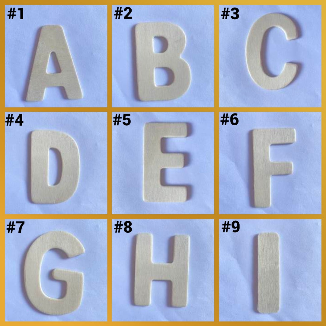 Wooden Letters for Personalized Busy Board | Name Customized Montessori ...