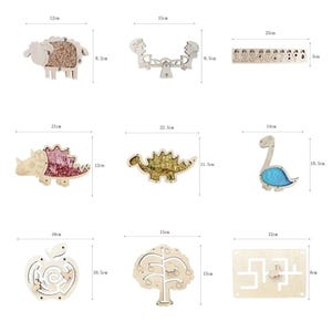 Create Your Own Busy Board, Busy Board Pieces, DIY Parts Montessori Busy Board Parts Set, Busy Board Accessories, Handmade Baby B-day Gift