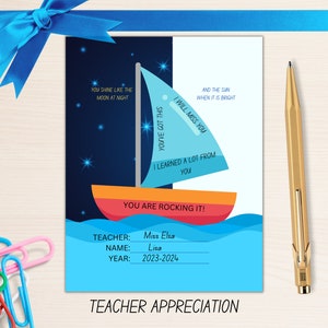 Teacher Appreciation Week Printable/ Teacher Appreciation Gift/Thank you/School Kids Teacher Printables/teacher Appreciation card