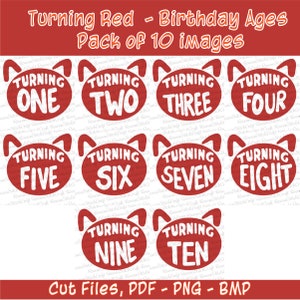 Turning Ages Bundle Digital Download, Images, Cut Files - PNG, PDF, BMP