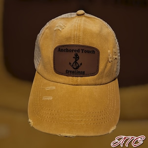 Customized engraved hat