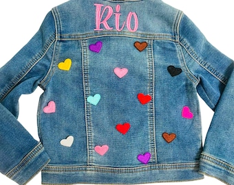 Personalized denim jacket for kids