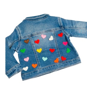 Chaqueta vaquera personalizada para niños imagen 3