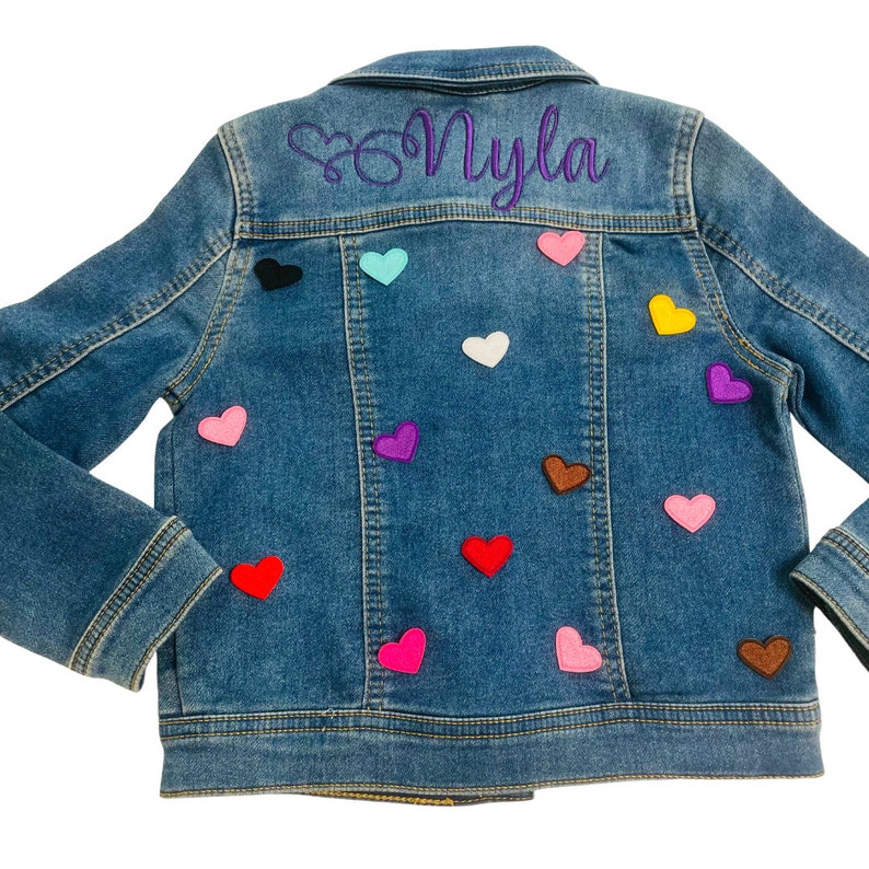 Chaqueta vaquera personalizada para niños imagen 2