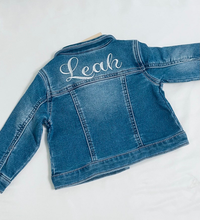 Personalized Denim Jacket for Kids Toddler Denim Jacket With Etsy