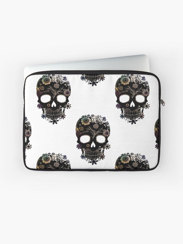 Kuiaobaty Fleecedecke Mit Totenkopf-Blumenmuster - Gemütlich Für Sofa Und Bett