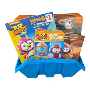 Top Wing Osterkorb, Geburtstags Geschenk-Set - Nickelodeon Aktivitätsbuch, Figuren, Aufkleber & Märchenbuch für Kinder, lustiges lehrreiches Geschenk-Set
