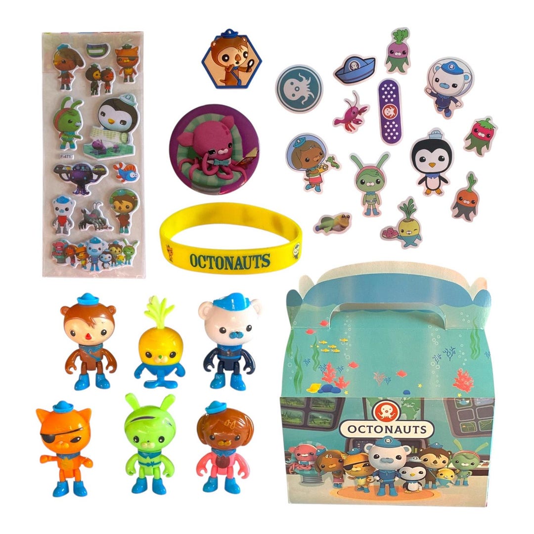 Octonauts Party Favors | Adventure Stickers, Action Figures, Bracelet ...