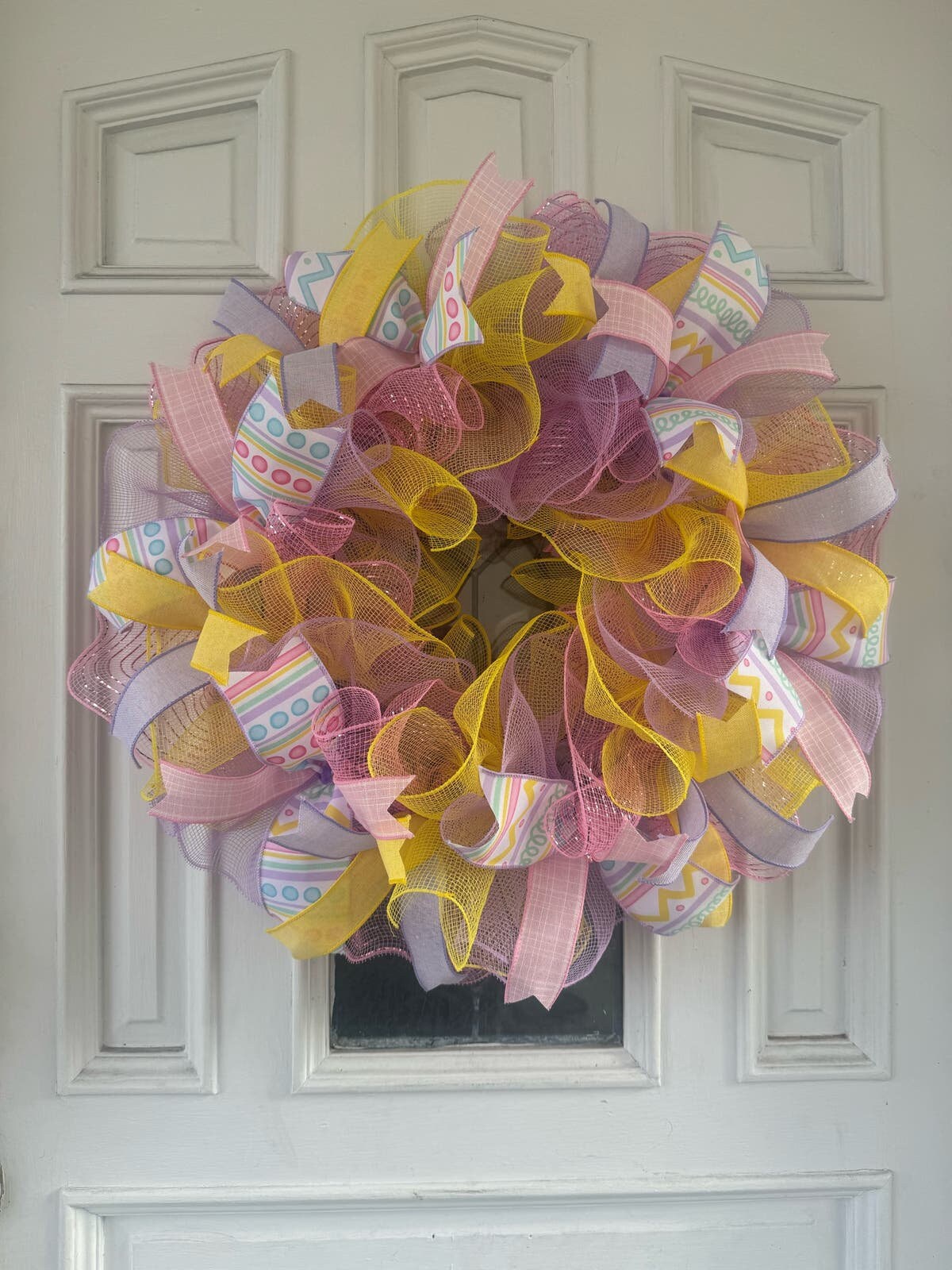 FGUUTYM Ghirlanda decorativa a forma di coniglietto pasquale carote ciondolo primavera (A, taglia unica