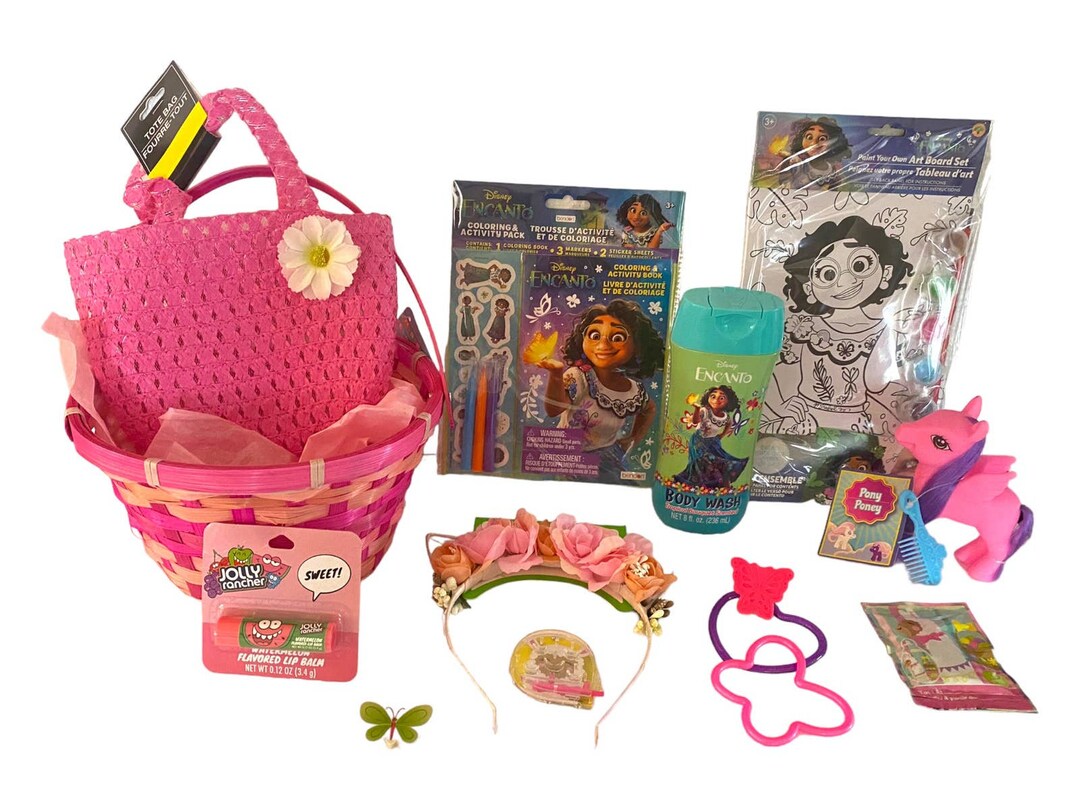 Disney Encanto Gift Basket, Girls Easter Basket, Mirabel Stickers, Activity Pack, Coloring Book
