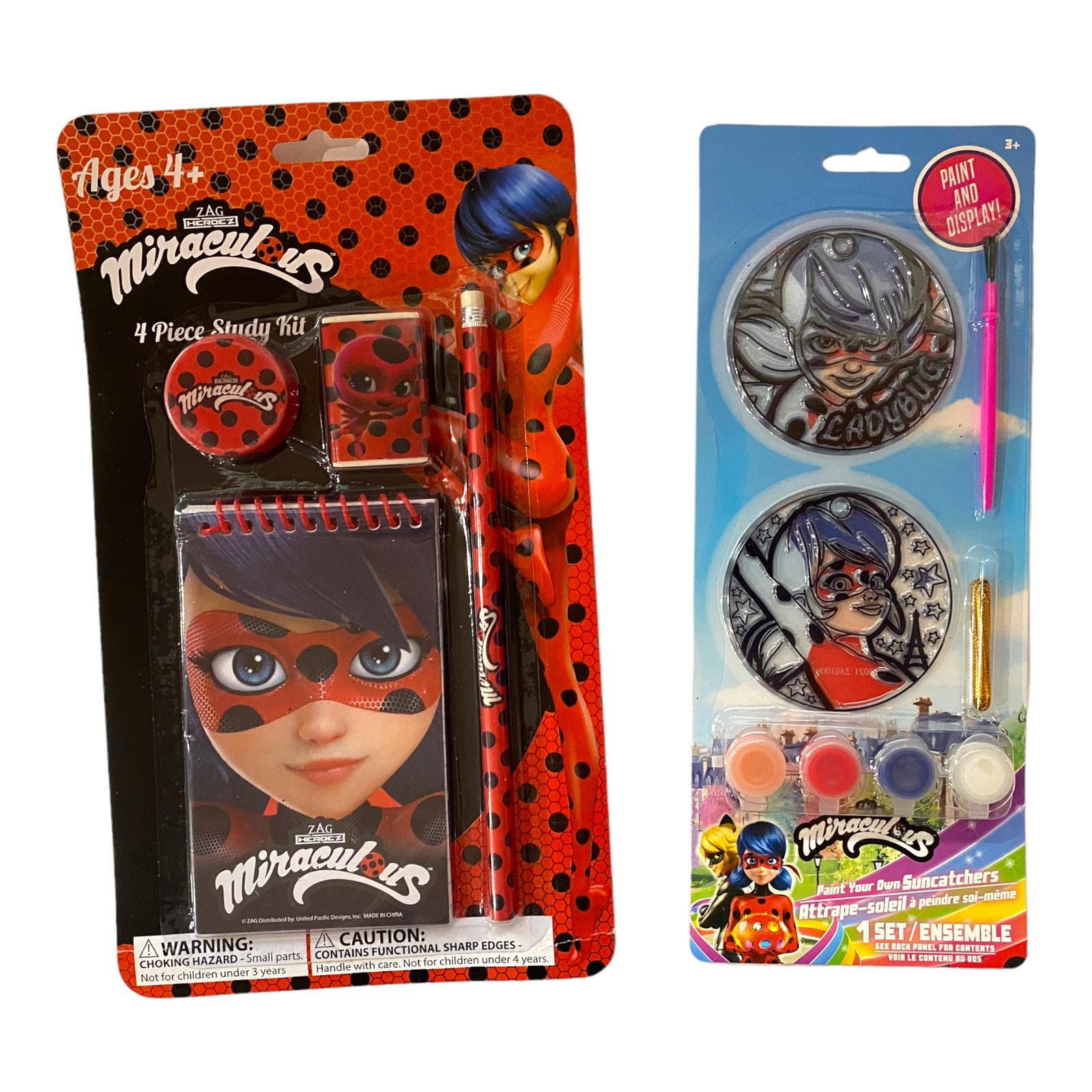 NEW Miraculous Ladybug Gift Set | Study Kit + DIY Suncatchers
