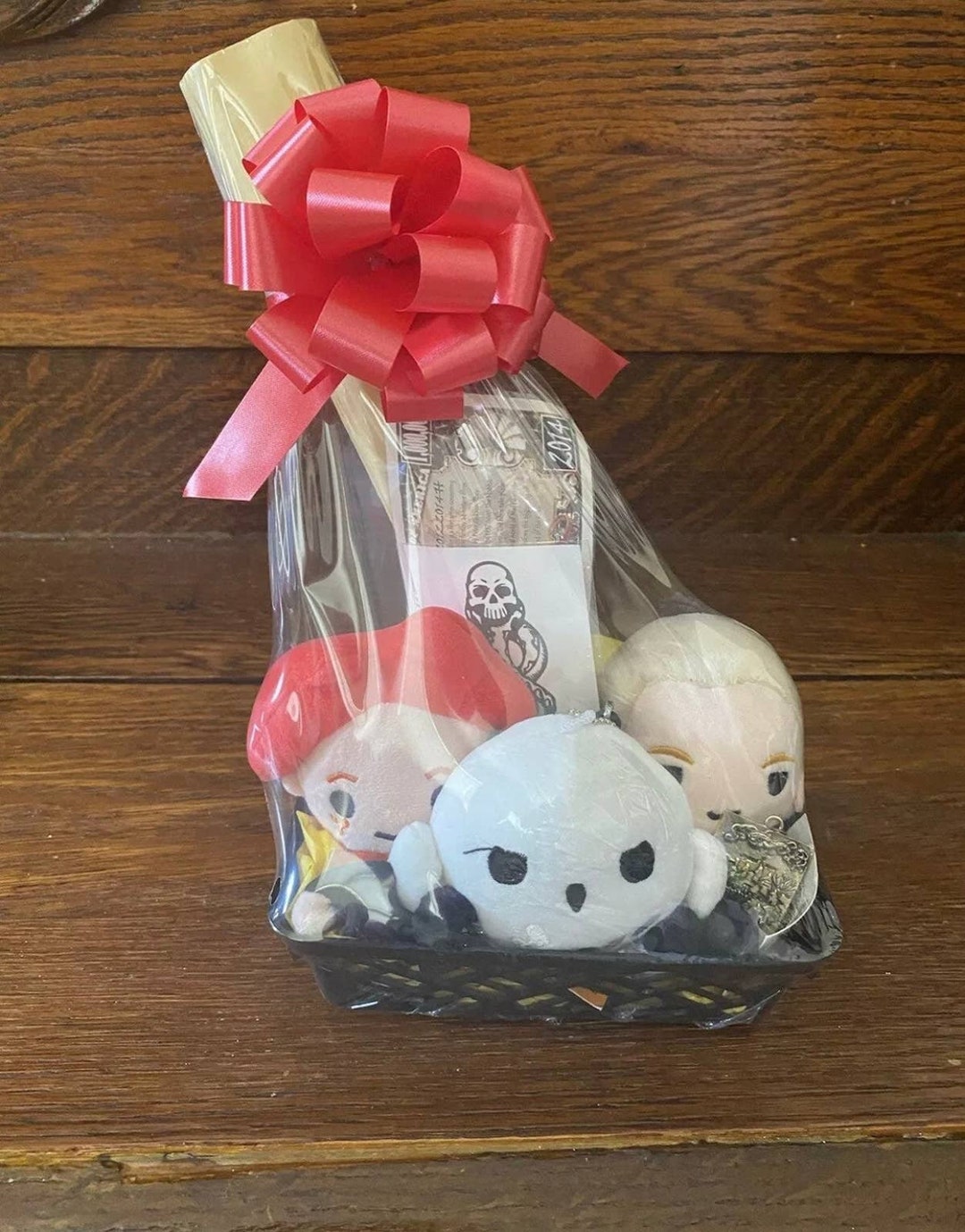 Harry Potter Gift Basket Set Poster Necklace Tattoo Key Chain Ring ...